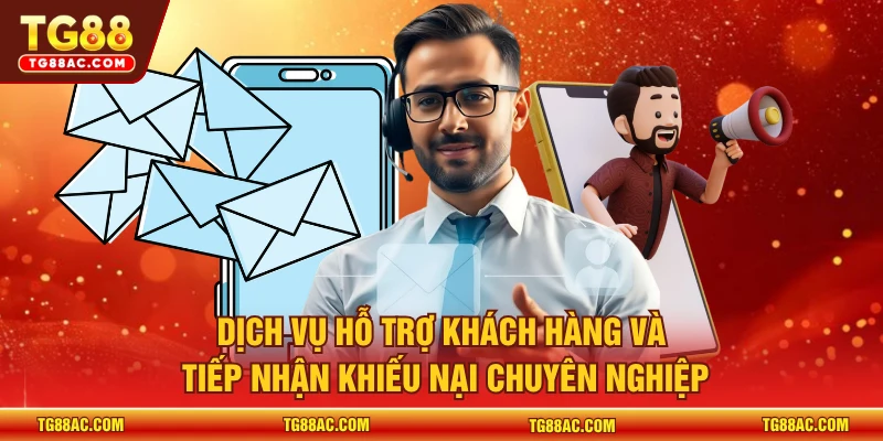 Dịch vụ hỗ trợ khách hàng và tiếp nhận khiếu nại chuyên nghiệp 